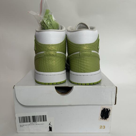 Nike Air Jordan 1 Mid WMNS SE “Green Python” - Picture 4 of 6